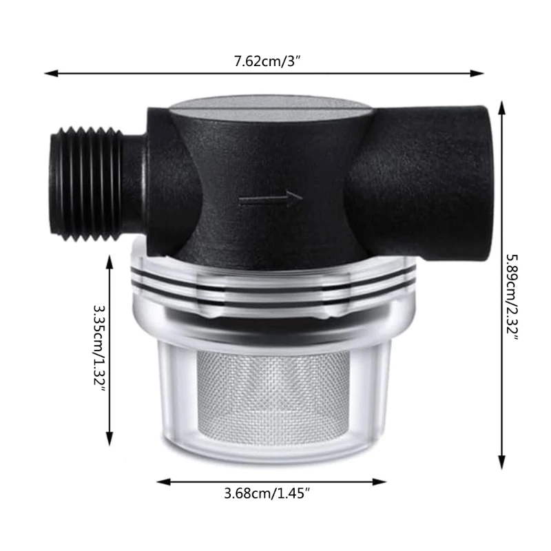Filtro Per Tubo Da Giardino, Pompa Filtro Acqua, 1pc 15mm 20mm 25mm 32mm Filtro Tubo Filtri For Irrigazione Del Giardino Pompa For Lavaggio Auto Filtro In Acciaio Inossidabile Rete A Rete Filtro