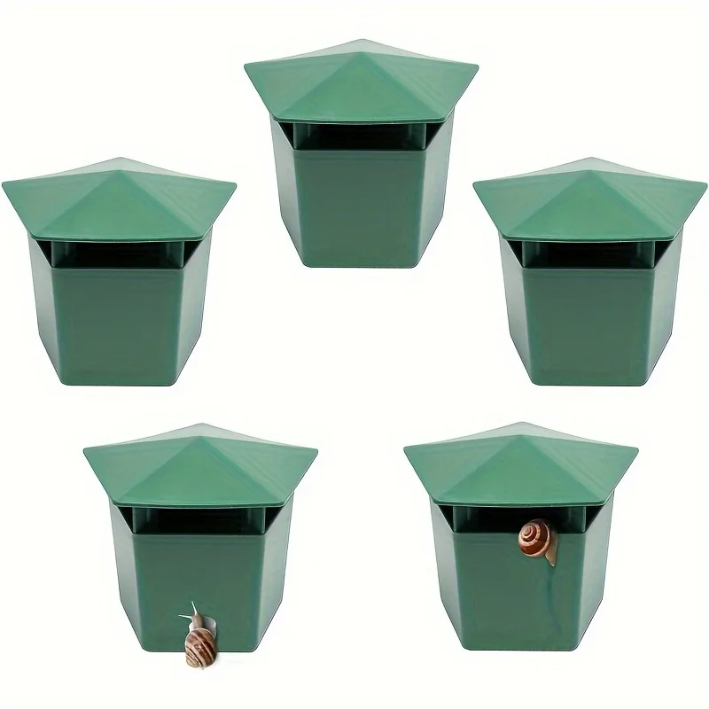 10pcs Snail Traps Safe for Youngsters Pets Beer-Infused Slug Catcher 3.9" x 2.4" x 2.8" snail trap insect traps insect catcher