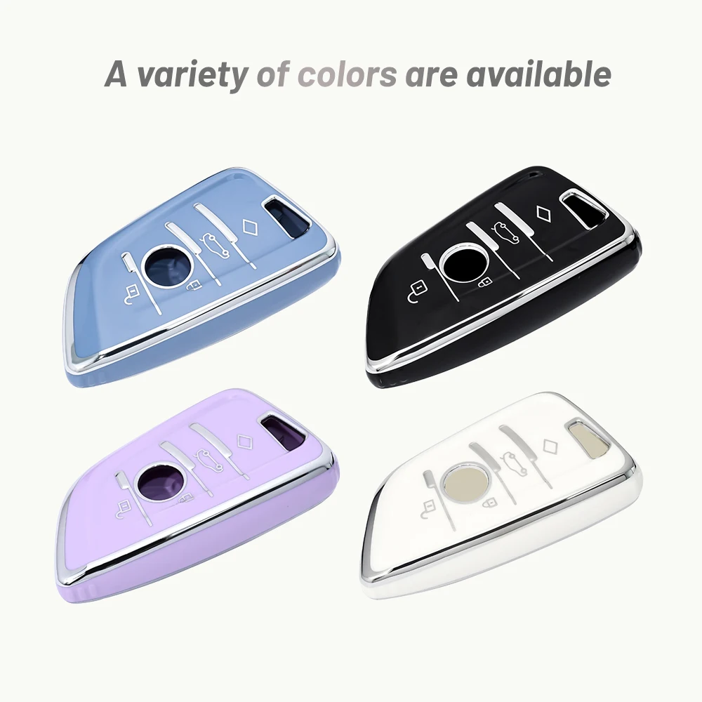 

Car Key Cover For BMW X1 X2 X3 X4 X5 X6 M5 Series 1 2 3 5 For BMW Key Case For BMW Car accessories 4 Button