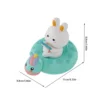 Children's Water Playing Chain Rabbit Cute Pig Swimming Circle Spring Swinging Bathroom Shower Interactive Toy 3