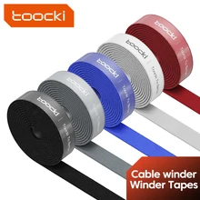 Toocki 5M Cable Organizer Wire Winder ties Earphone Mouse Cord Management USB Charger Cable Protector For iPhone Samsung Xiaomi