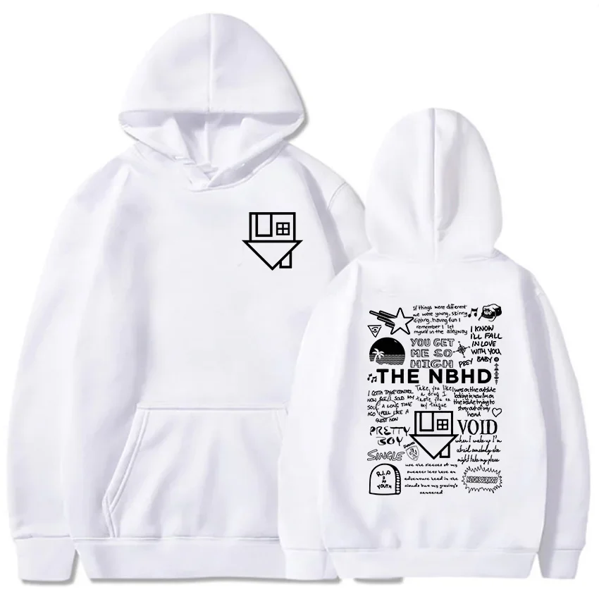 Streetwear Unisex Hip Hop Graphic Hoodies The Neighborhood NBHD Band Printing Sweatshirts Female Long Sleeve Winter Tops 3