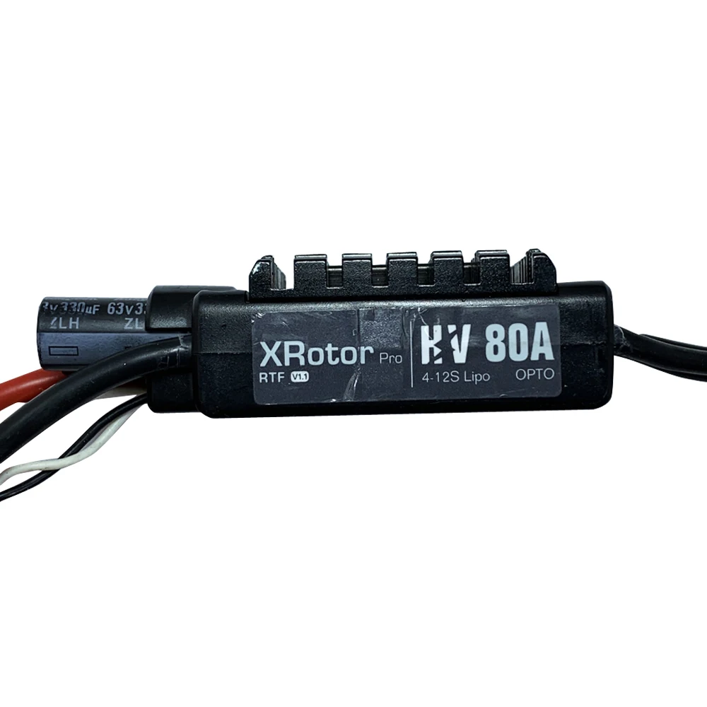 FLYFUN ESC Xrotor-Pro-80A-HV Brushless outrunner Motor Speed Controller per RC Airplane - 80A