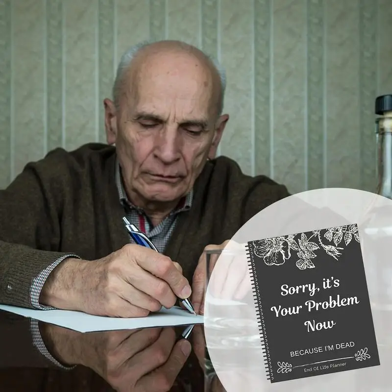 Happy Life Planner End Of Life Planner Organizer Workbook Funny Guided Final Arrangements Organizer For Possessions Business