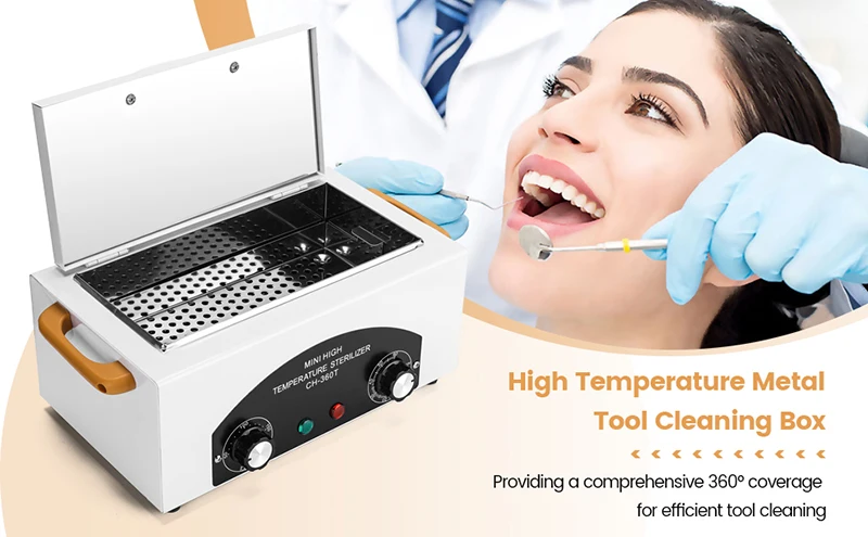 Description Picture 2 of itemElectric High Temperature Dry Heat Disinfection Box Sterilizer For Manicure Dental Treatment Beauty Salon Nail Tools Equipment