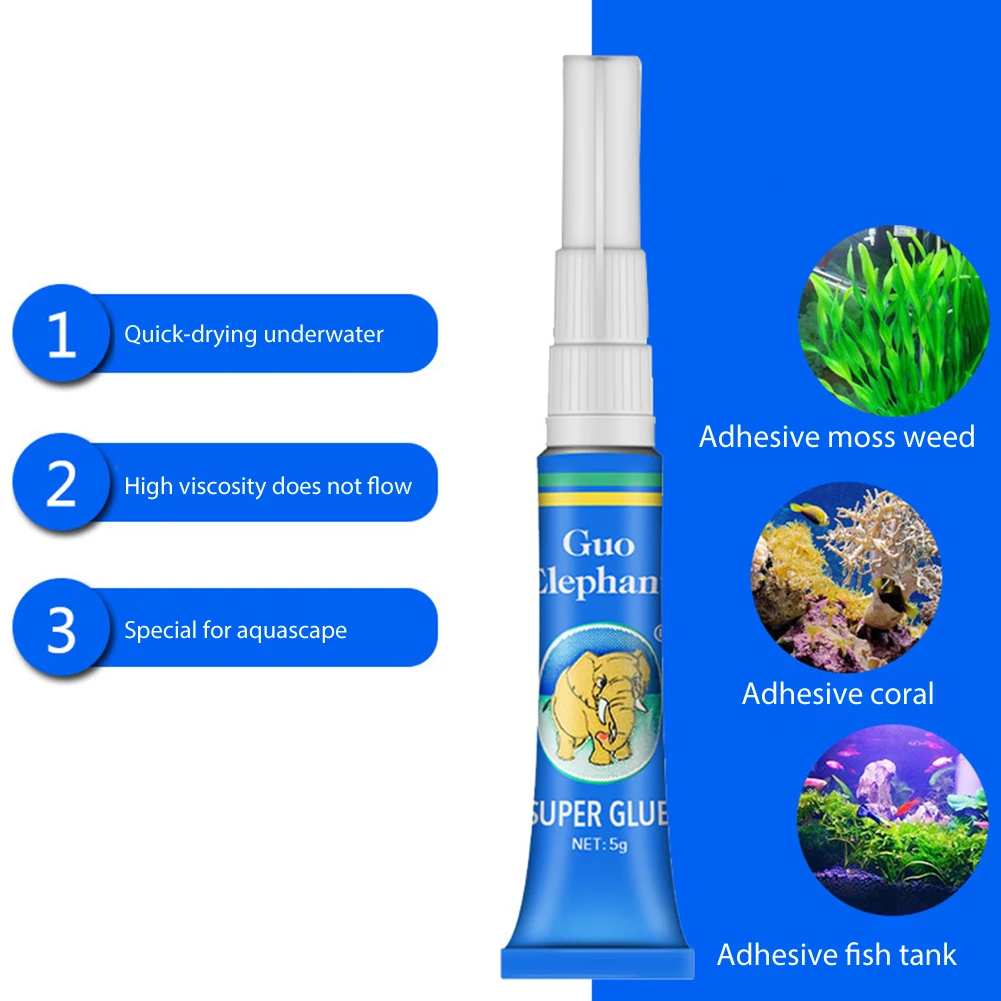Fish Tank Landscaping Moss Glue Rock Fixing Mucilage for Aquarium aquarium glue