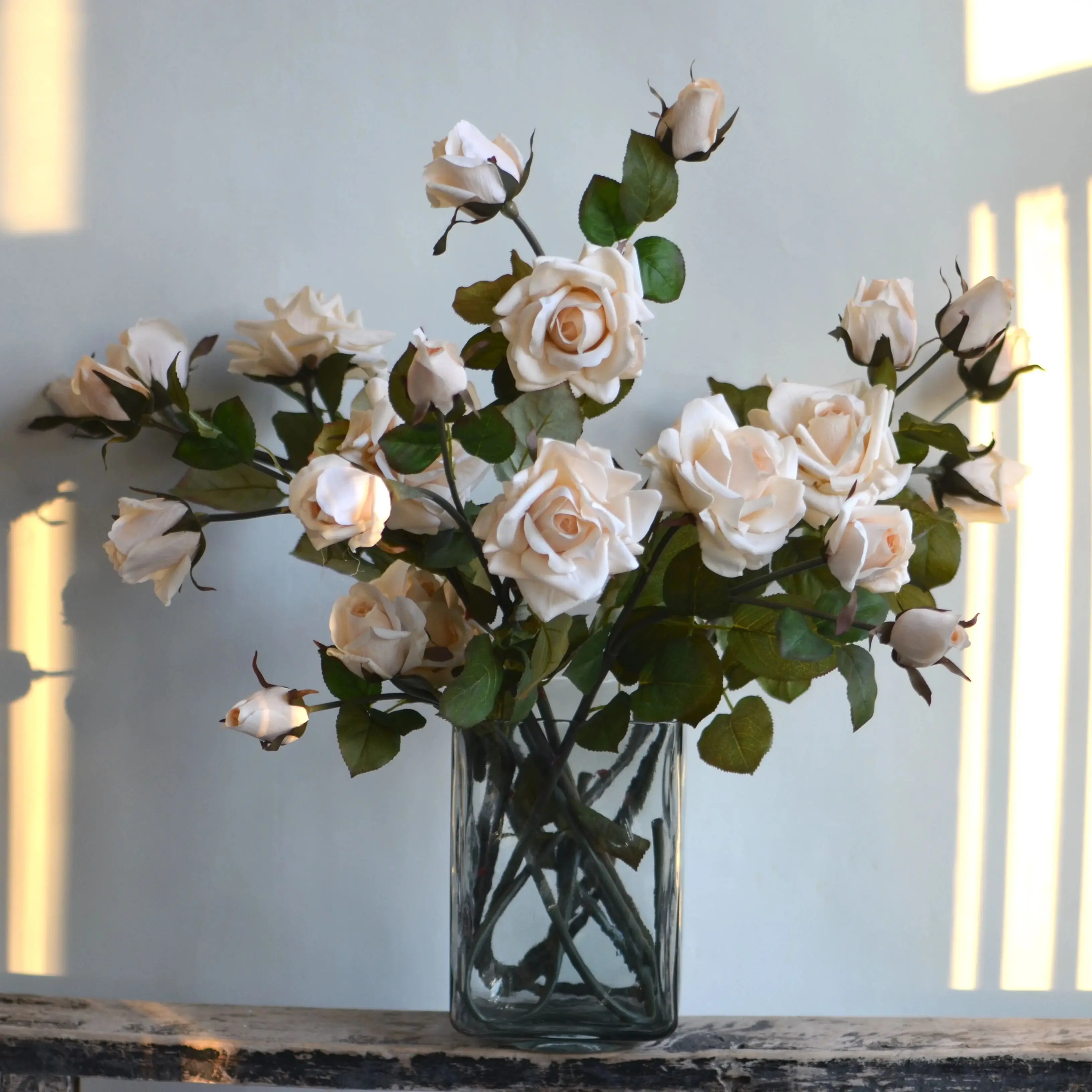 Rosa Artificiale Fiori Di Seta Bouquet Ufficio Domestico Decorazioni per Matrimoni Rosso (10 PEZZI) | Leroy Merlin