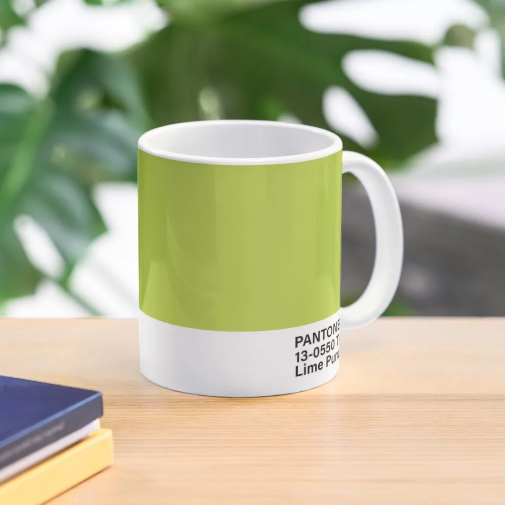 

pantone 13-0550 TCX Lime Punch Coffee Mug Personalized Gifts Cups For Beautiful Teas Cups Free Shipping Mug