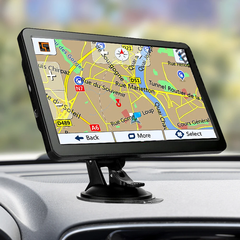 GPS Navigation for Car, 2023 Map 7 inch Touch Screen Car GPS, Voice Turn  Direction Guidance, Support Speed and Red Light Warning, Pre-Installed  North