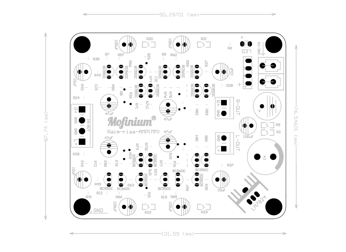 Naim Schaltung SMT Vollständig Diskreter Phono-Verstärker (MM) RIAA – Detail 3