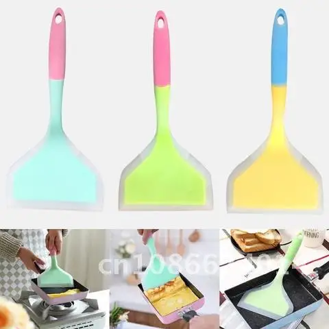 

Kitchen Pro Silicone Spatula Scraper Home Cooking Utensils Beef Meat Wide Pizza Shovel Non-stick Turners Food Items