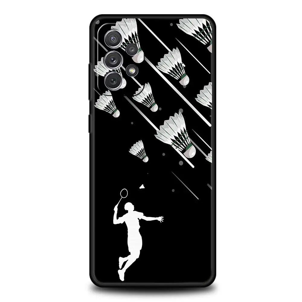 Badminton-Themed Protective Phone Case Cover