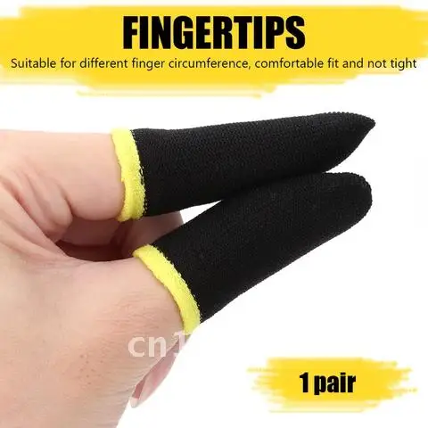 

Game Controller Finger Cover 2pcs for PUBG Game Sweat Proof Sensitive Non-Scratch Touch Screen Gaming Finger Thumb Sleeve Glove