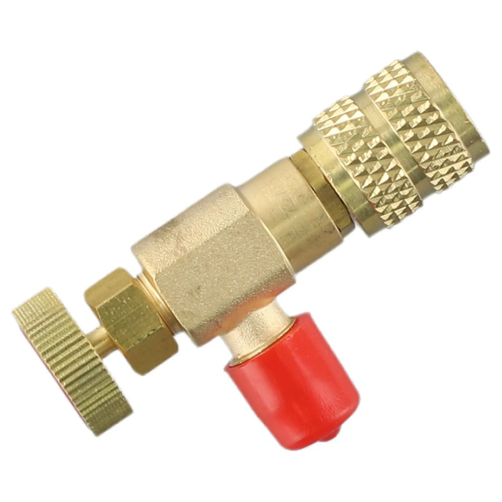 Refrigeration Tool Air Conditioning Safety Valve Adapter Fitting Refrigeration Charging Copper Adapter HS R410a R32 for R410A air conditioner accessories refrigerator valve air hose connector