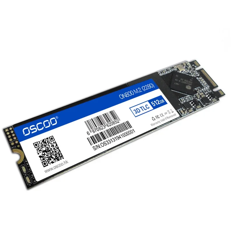 OSCOO SSD M2 512GB SATA 2280 Internal Hard Drive 128GB 256GB