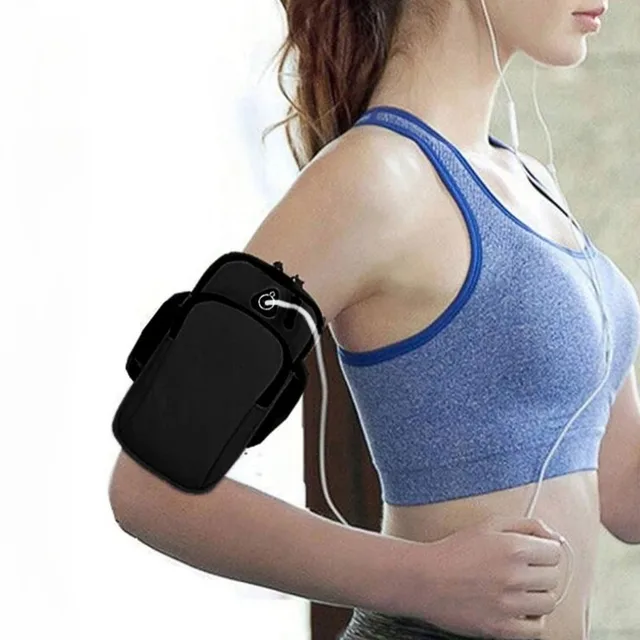 Hands-Free Workout Arm Pack Durable Breathable Phone Holder with Headphone Hole & Zipper Pocket, Perfect for Cycling, Running, Hands-Free Workout Arm Pack Durable Breathable Phone Holder with Headphone Hole & Zipper Pocket, Perfect for Cycling, Running,