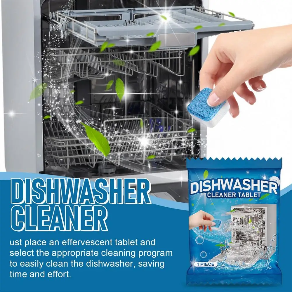 Description Picture 4 of itemClean And Clear Dishwasher Tablets 12PCS Dishwasher Cleaner Tablets Removal Of Odors Cleaner Clean Dish Washer Tablets Deep