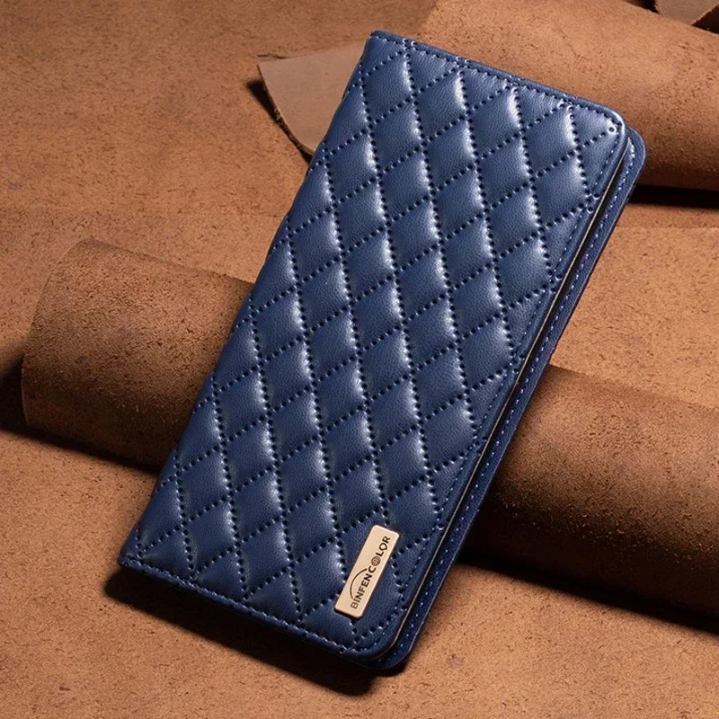 Luxurious Leather Magnetic Wallet Phone Case – Skin Friendly Flip Cover