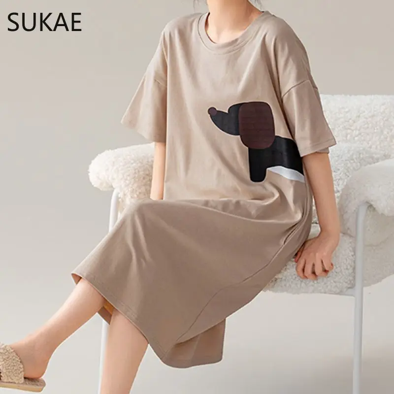 Summer New Women Lovely Sleepshirt Fashion Nightgown 2