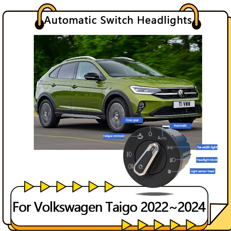 Car Headlight Automatic Switch for Volkswagen VW Taigo Nivus 2022 2023  Accessories 2024 Auto Sensor Head Light Upgrade Tuning - AliExpress