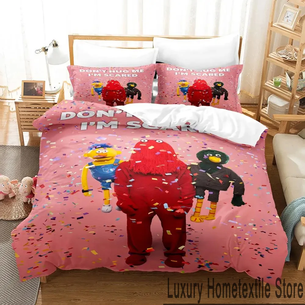 

3D Print Dont Hug Me Im Scared Bedding Set Boys Girls Twin Queen King Size Duvet Cover Pillowcase Bed boys Adult