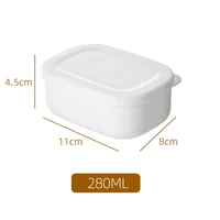 ECHmonopol-Stockage de fruits pour réfrigérateur ménager, boîte de conservation fraîche, scellée en plastique, boîte à déjeuner à bento chauffé, nourriture de cuisine 5