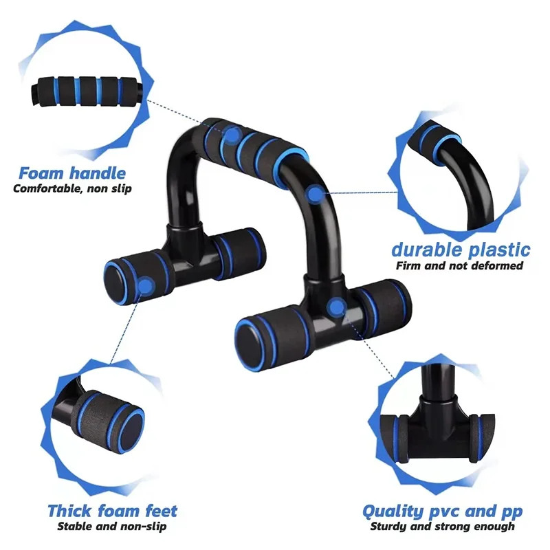 Enhanced Fitness Push-Up Bracket for Strengthening Chest and Abdominal Muscles at Home