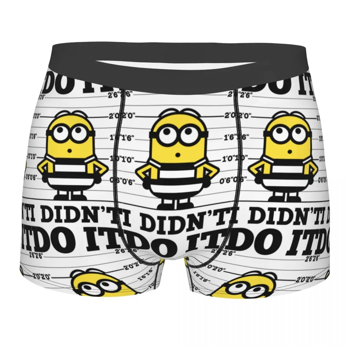 

Humor Boxer Minions Minion Dave I Didn't Do It Shorts Panties Men Long Underwear Breathable Underpants for Male