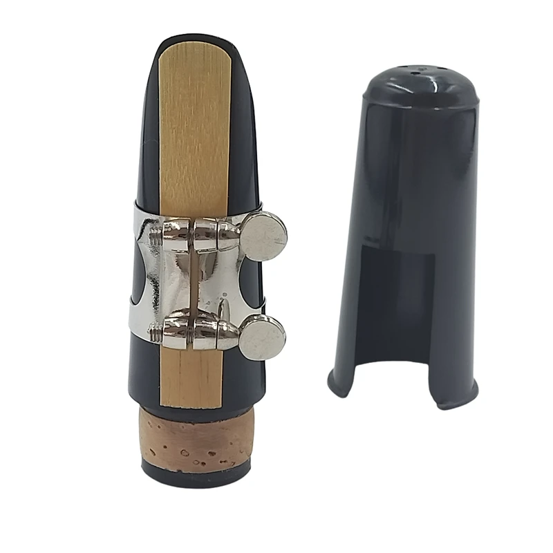 Bb Clarinet Mouthpiece with Plastic Cap ligature Reed Woodwind Instrument Accessories