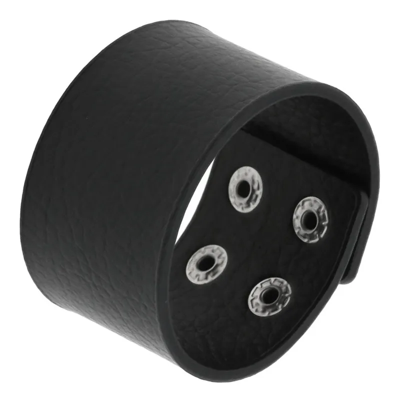 2024 Gothic Punk Hip Hop Rock Spike Rivet Cross Stud Lederarmband Armreif Bangle 11