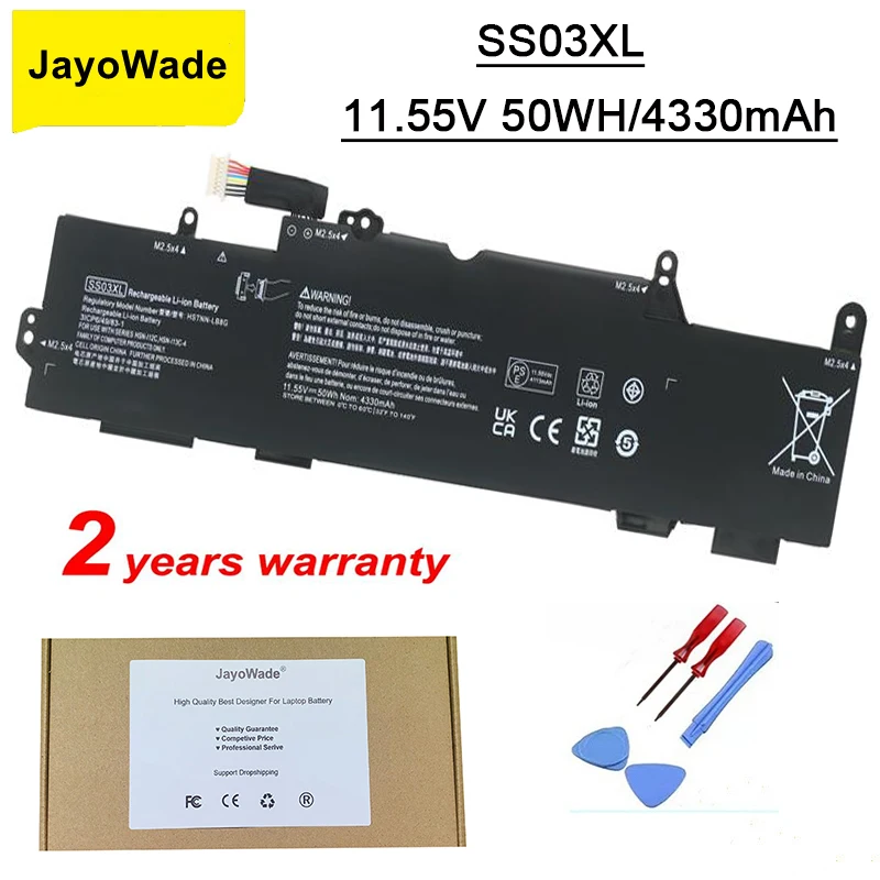 

JayoWade SS03XL Laptop Battery For HP EliteBook 730 735 740 745 755 830 840 846 G5 ZBook 14u G5 HSN-I12C HSN-I13C-4 HSN-I13C-5