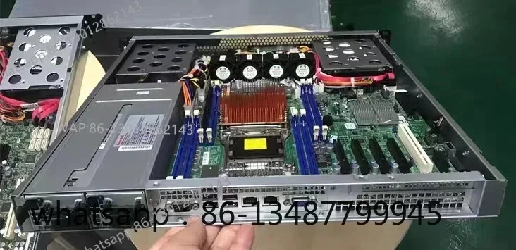 1U 450mm 깊이 1U 섀시 FLEX PSU 산업용 컴퓨터 섀시
