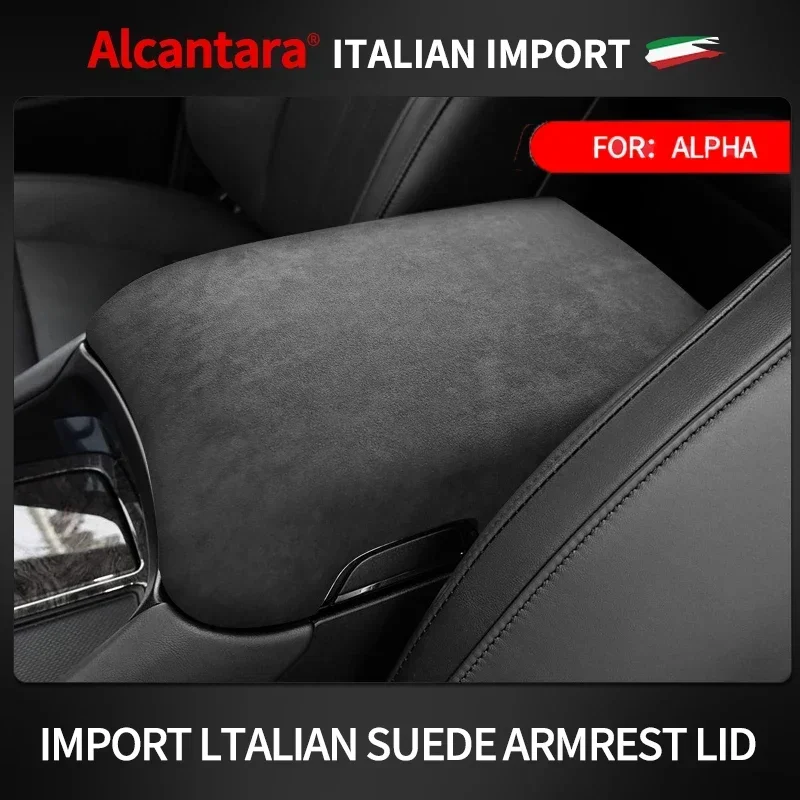 

Car Armrest Box Lid Cover Alcantara Center Console Arm Rest Protectio Shell Modifed Accessories For Toyota Alpha Crown Vellfire
