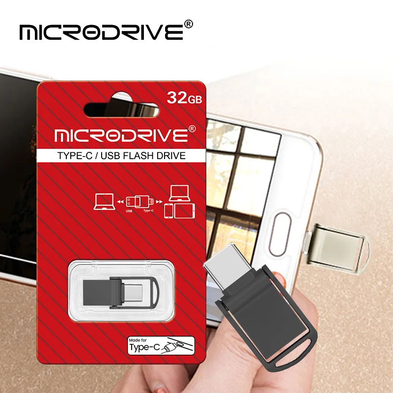 Dual Interface USB-C & USB Flash Drive - OTG Enabled