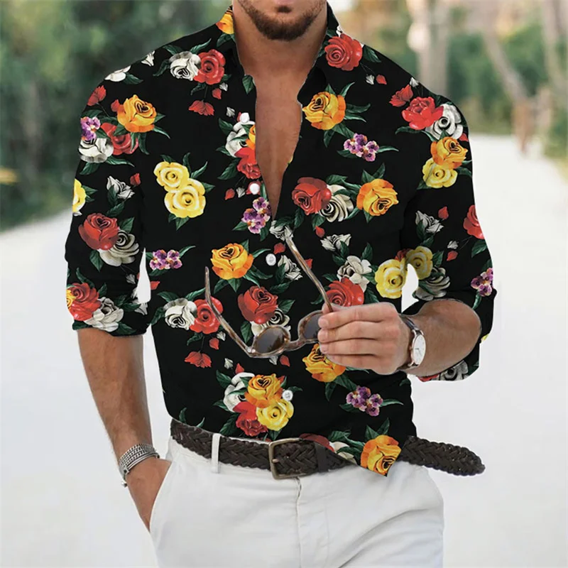 シャツ HUECLOSET Mood Flower Shirt Daisy