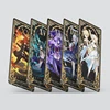 22Pcs Game Game Genshin Impact Tarot Card Yae Miko Raiden Shogun Kaedehara Kazuha Playing Card Cosplay Props Anime Tarot Card Ch 5