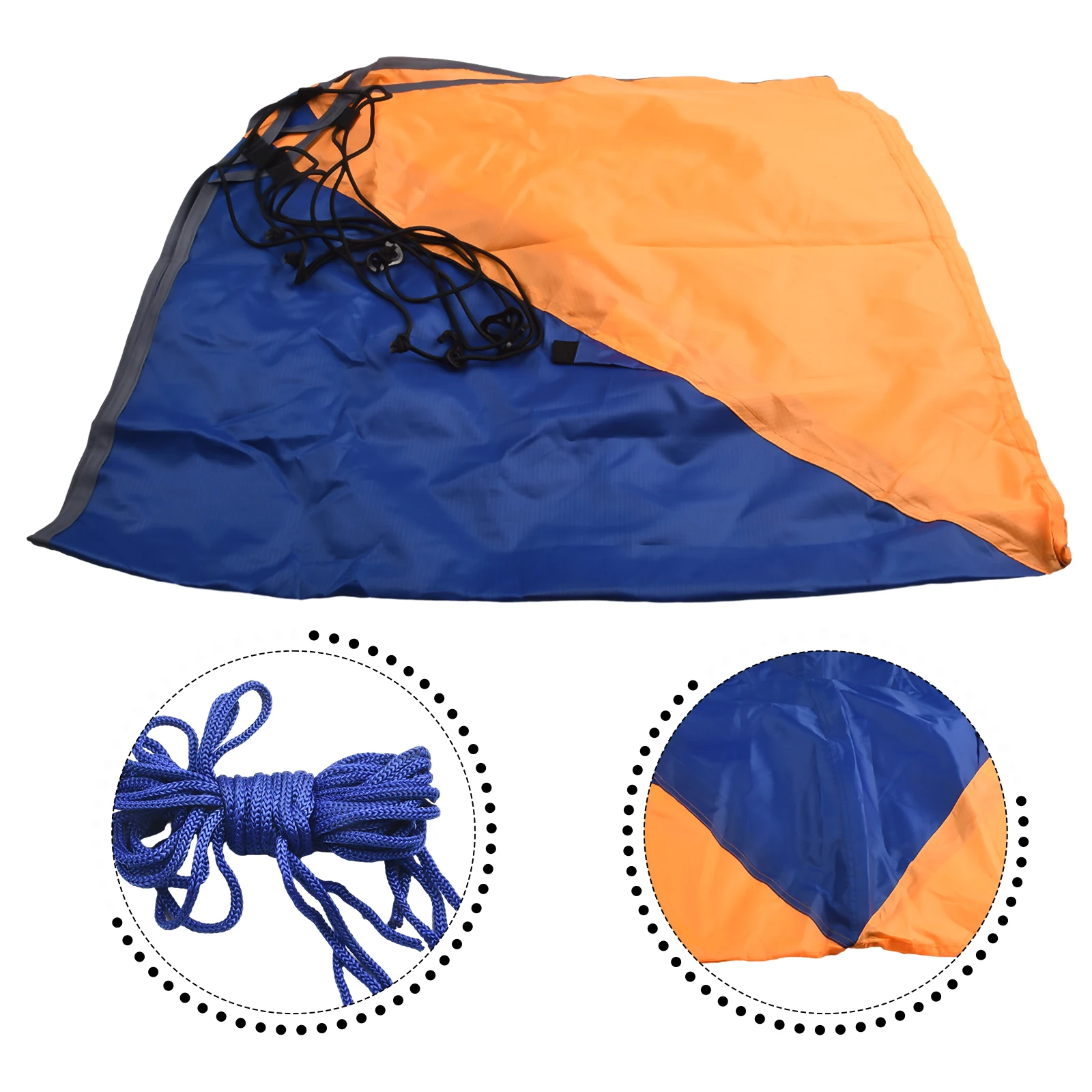 

Новый долговечный практичный тент для Каяка, фотозащита от УФ-лучей, водонепроницаемый солнцезащитный тент, 1 комплект, тент для лодки, рыбалки