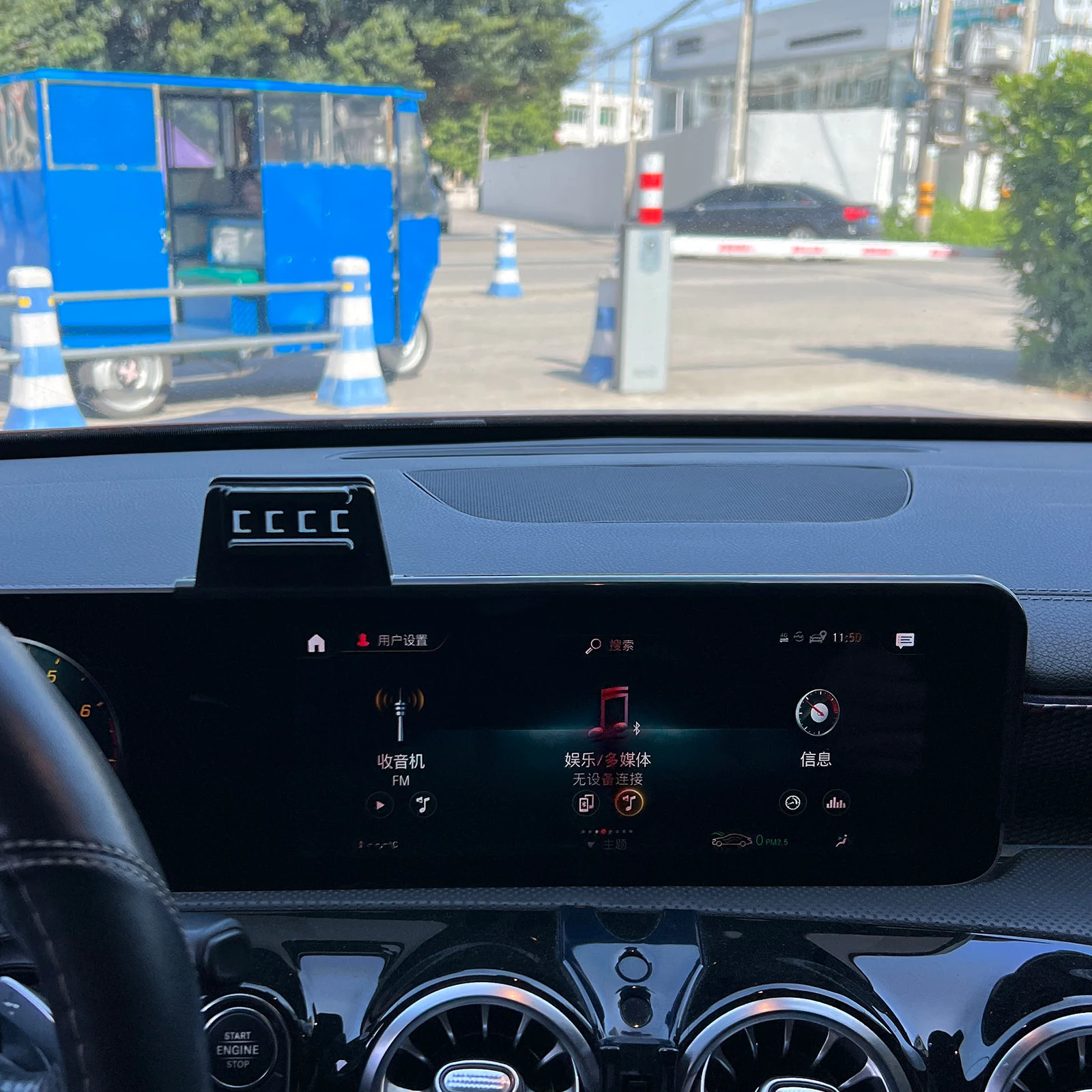 Phone Holder Mobile Phone Holder for Benz A-Class A CLASS-W177 Phone Holder Screen Fixed Navigation Bracket Base Wireless Charging Accessories