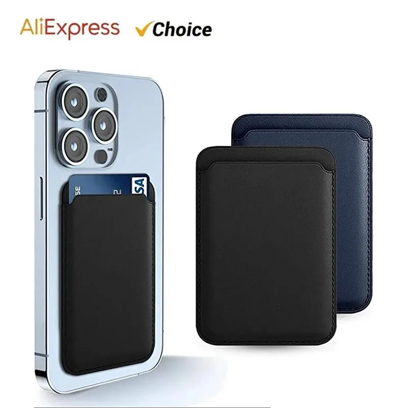 Кожаный чехол-бумажник для iPhone 15 Pro Max Magsafe, кошелек, кожаный совместимый с iPhone 14, 13, 12, визитница с магнитом MagSafe