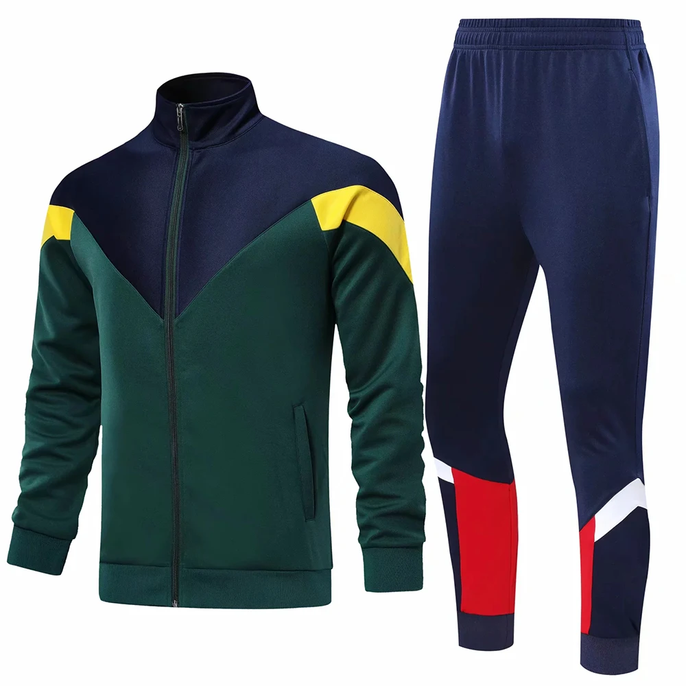 

2022 New Men Soccer Jerseys Set Survetement Football kit Soccer Tracksuit winter Sports Suits Football Uniforms Jersey S-4XL