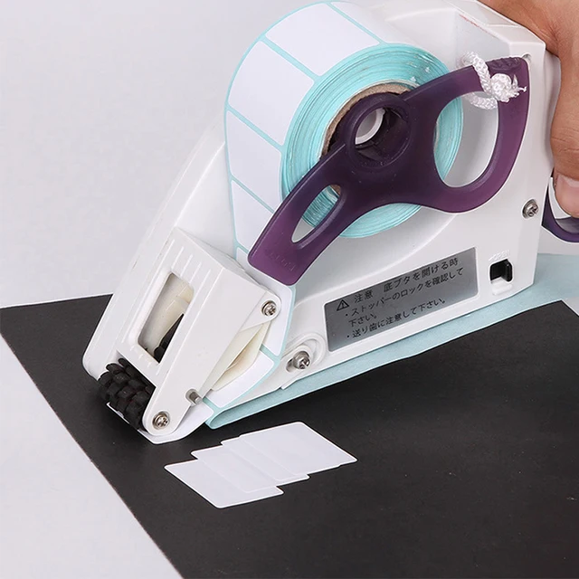 Manual Labelling Machine Hand Held Label Applicator Round Bottle Price Tag Labeller Bar Code Label Flat Labeller 6