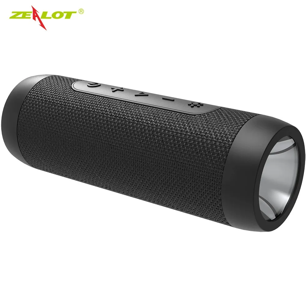 surround sound speakers Zealot S22 Bluetooth Speaker Waterproof Outdoor Wireless Bicycle Sound Box with LED Light Portable Mini Power Bank Hi-Fi Stereo dj speaker Speakers