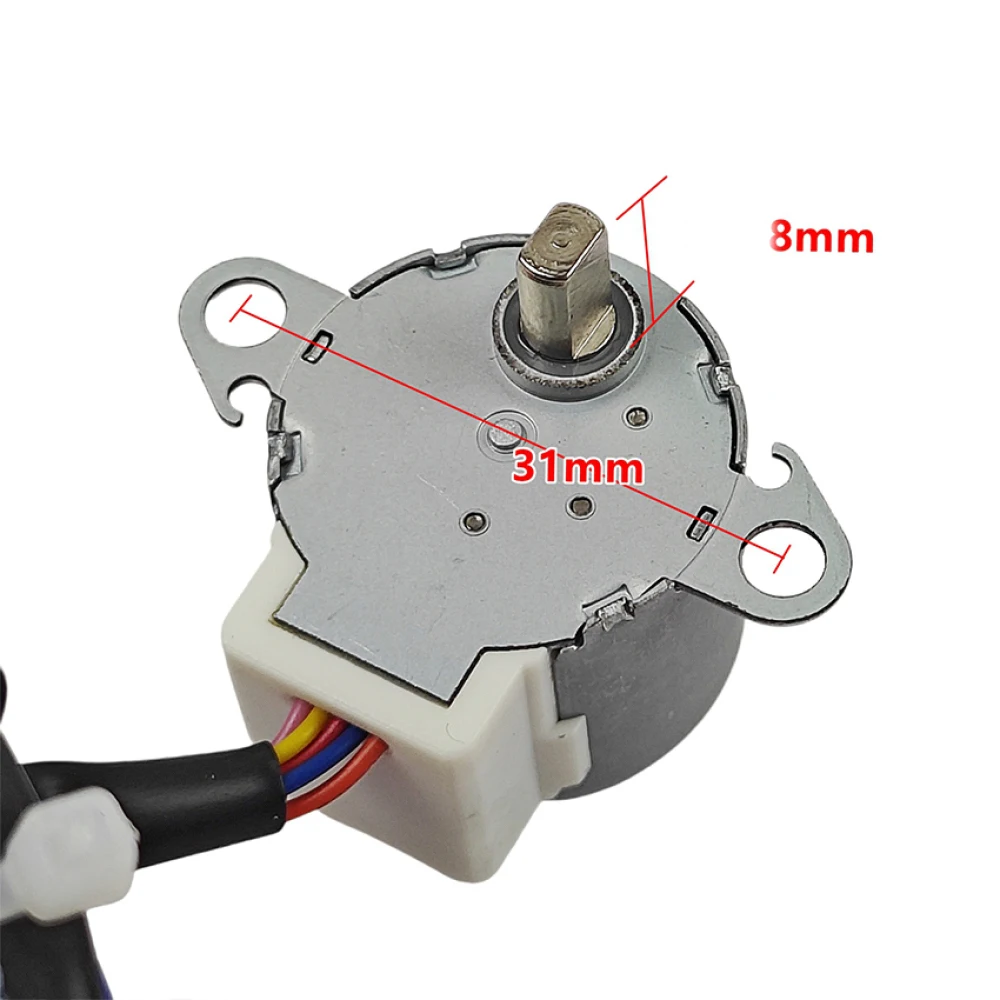 1 PCS 12V 모터 24BYJ48, 38cm 케이블 포함, 보조 벽걸이형 에어컨 스윙 블레이드 동기 모터 11230002000058