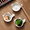 Soy Sauce Dish Chopstick Holder Creative Cute Side Dish Seasoning Dipping Sauce Dish Home Kitchen Ceramic Supplies 2
