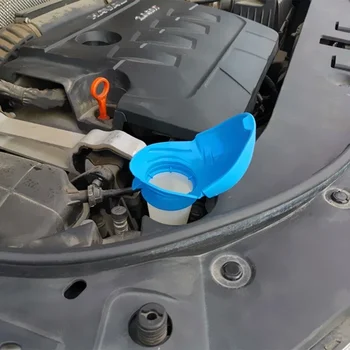 1Pc Universal Car Windscreen Wipers Washer Fluid Reservoir Tank Covers Auto Bottle Cap Lid Funnel for Audi SKODA Car Accessories 1
