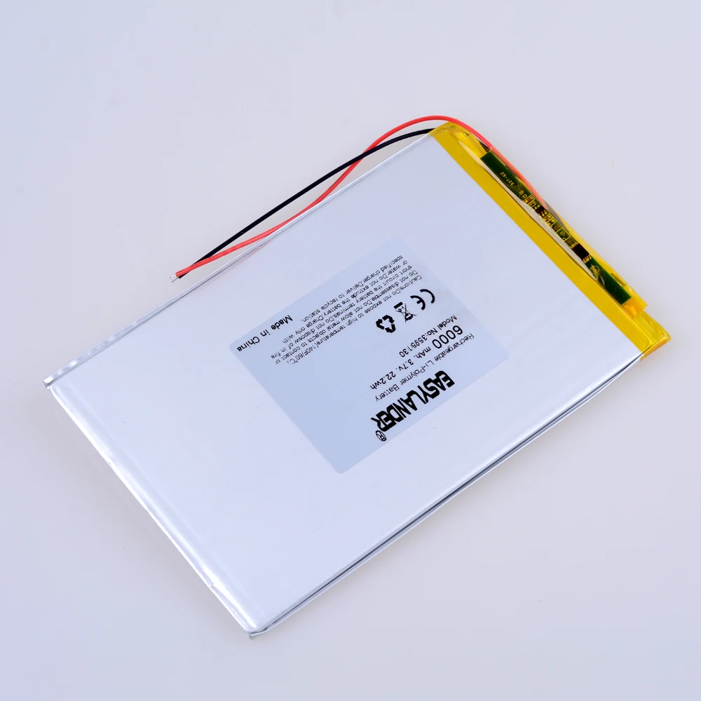 Bateria de Lítio Recarregável da Grande Capacidade para a Tabuleta do Bdf-m107 3.7v 3595130 6000 Mah 10 - Imagem 4