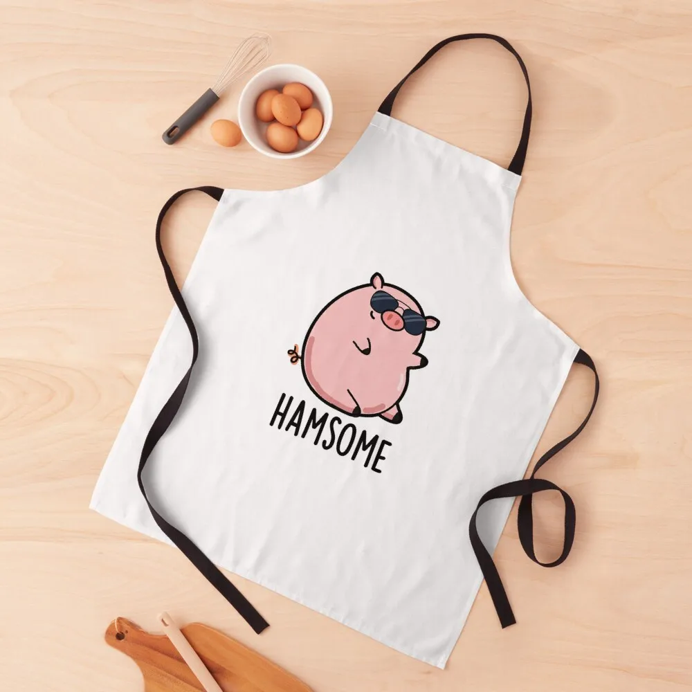 

Hamsome Cute Pig Pun Apron Kitchen Items For Home household woman kitchen item Kitchen Supplies Idea Goods Apron
