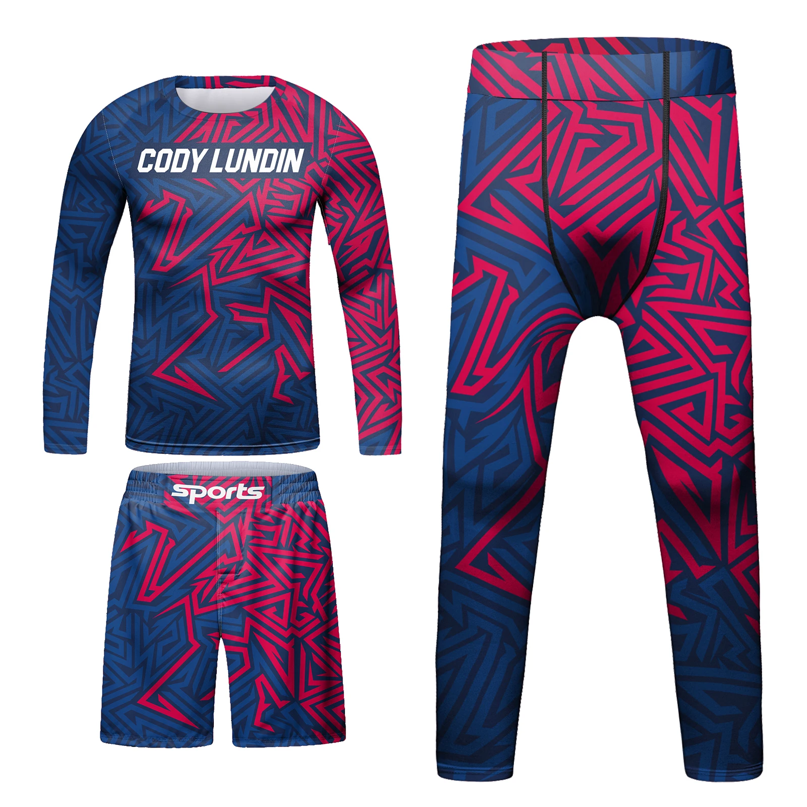 Cody Lundin Kids Active Wear Martial Art Wear Figting Club Uniforms Children Athletic Training Sportswear Gym Fitness Suit 4