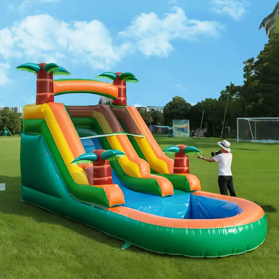 Inflatable Summer Outdoor Water Bounce Slide