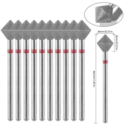 Diamond Nail Drill Bits Set - Professional Manicure & Pedicure Tool Kit (236-F)
